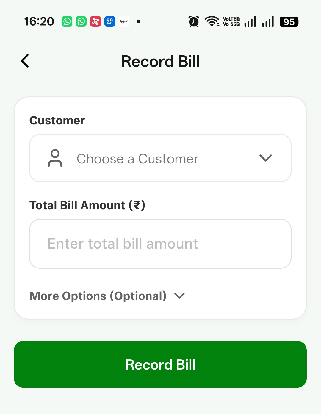 Add bill